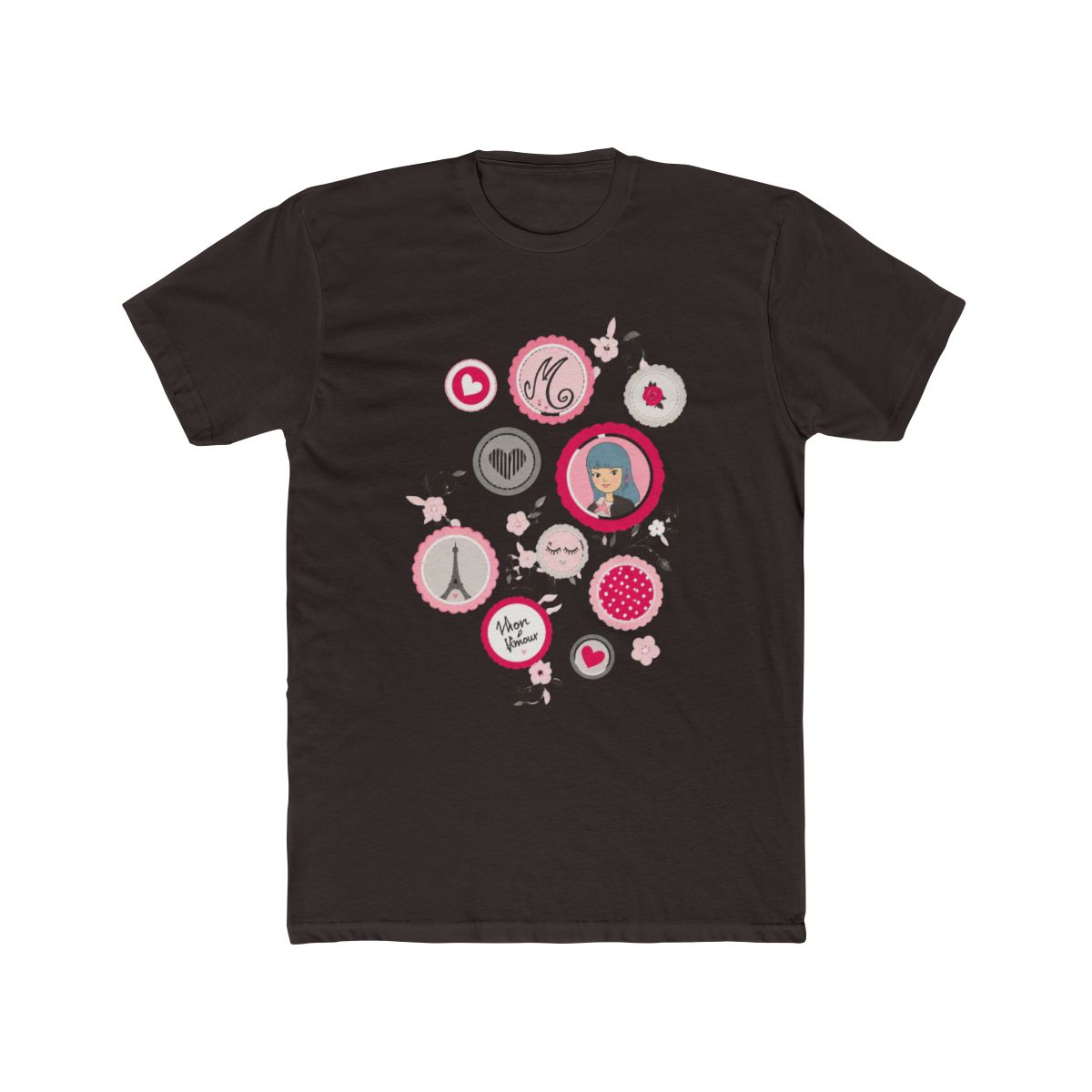 Miraculous Ladybug Marinette Stamps T Shirt | Marionetta - alternate angle 2, merchandise