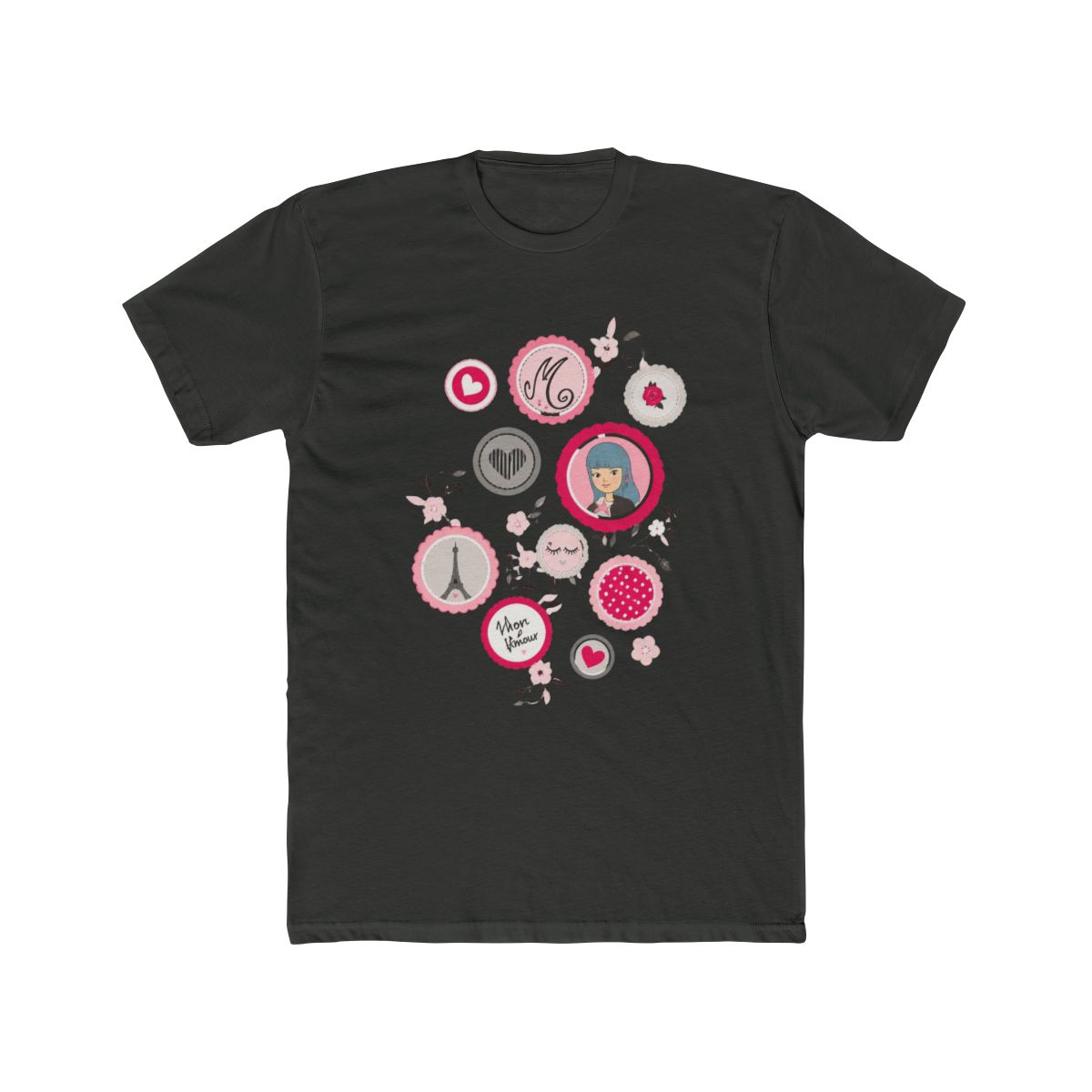 Miraculous Ladybug Marinette Stamps T Shirt | Marionetta - alternate angle 5, merchandise