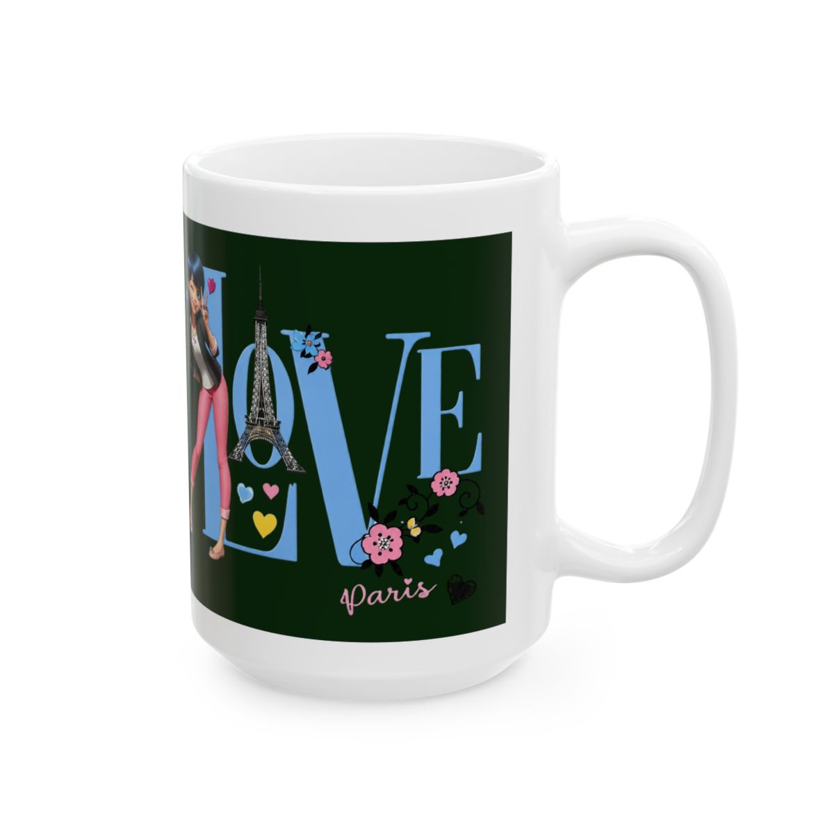 Miraculous: Tales Of Ladybug & Cat Noir Paris Love Marinette 11oz Mug | Marionetta