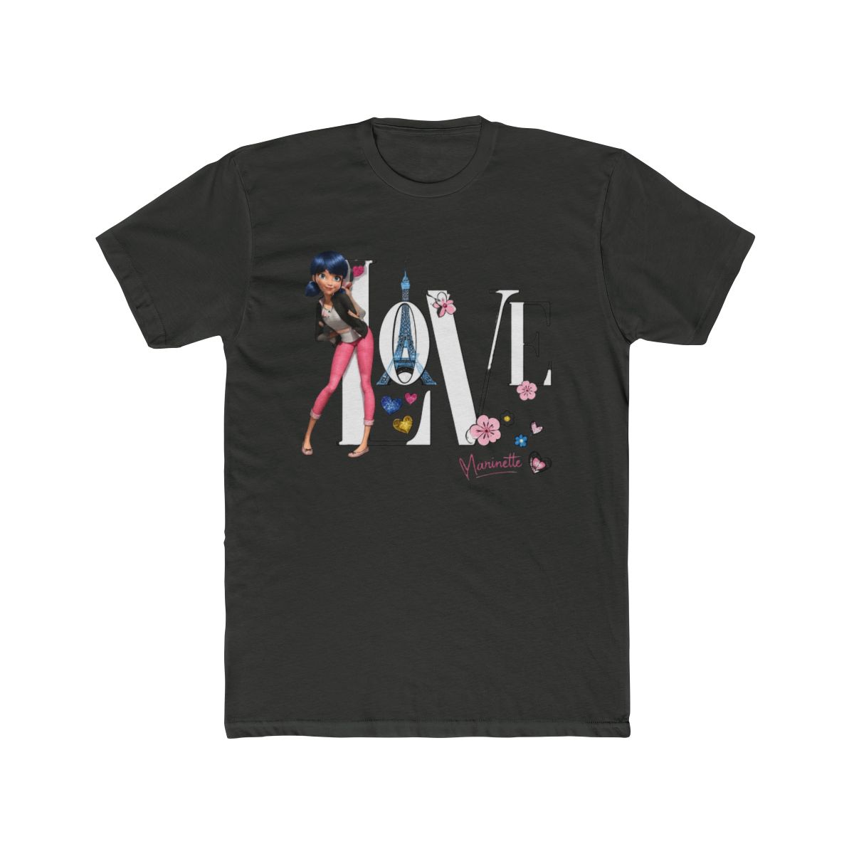Miraculous Ladybug Marinette Love Paris T Shirt | Marionetta - alternate angle 5, merchandise