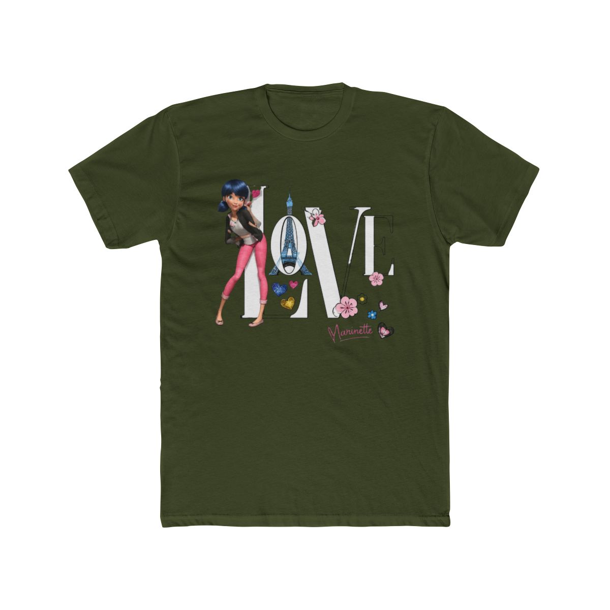 Miraculous Ladybug Marinette Love Paris T Shirt | Marionetta - alternate angle 4, merchandise